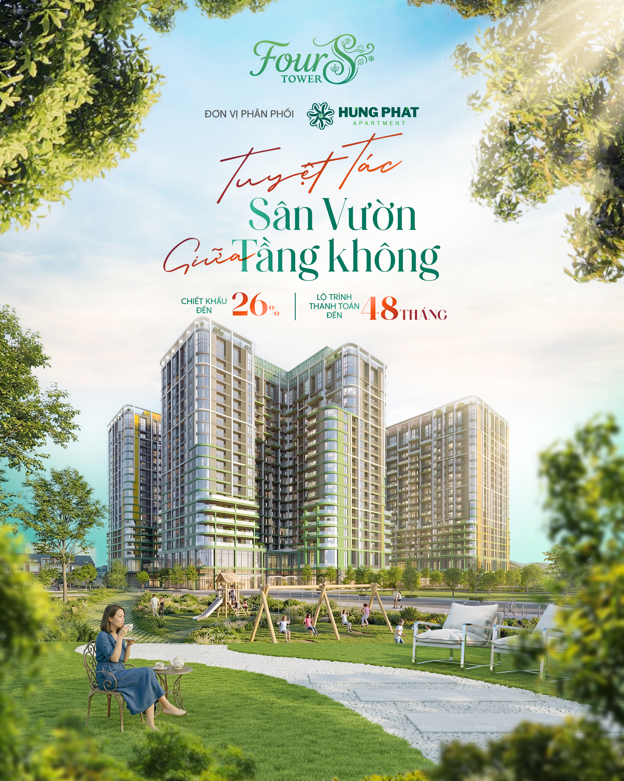 Mở bán căn hộ Sun FourS Tower view sông - biển, chiết khấu 26.5%, miễn lãi 30 tháng