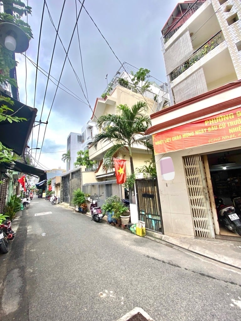 NHÀ 5 TẦNG - 70M2 - NGANG 5M - HẺM 8M THÔNG - 10 TỶ 500