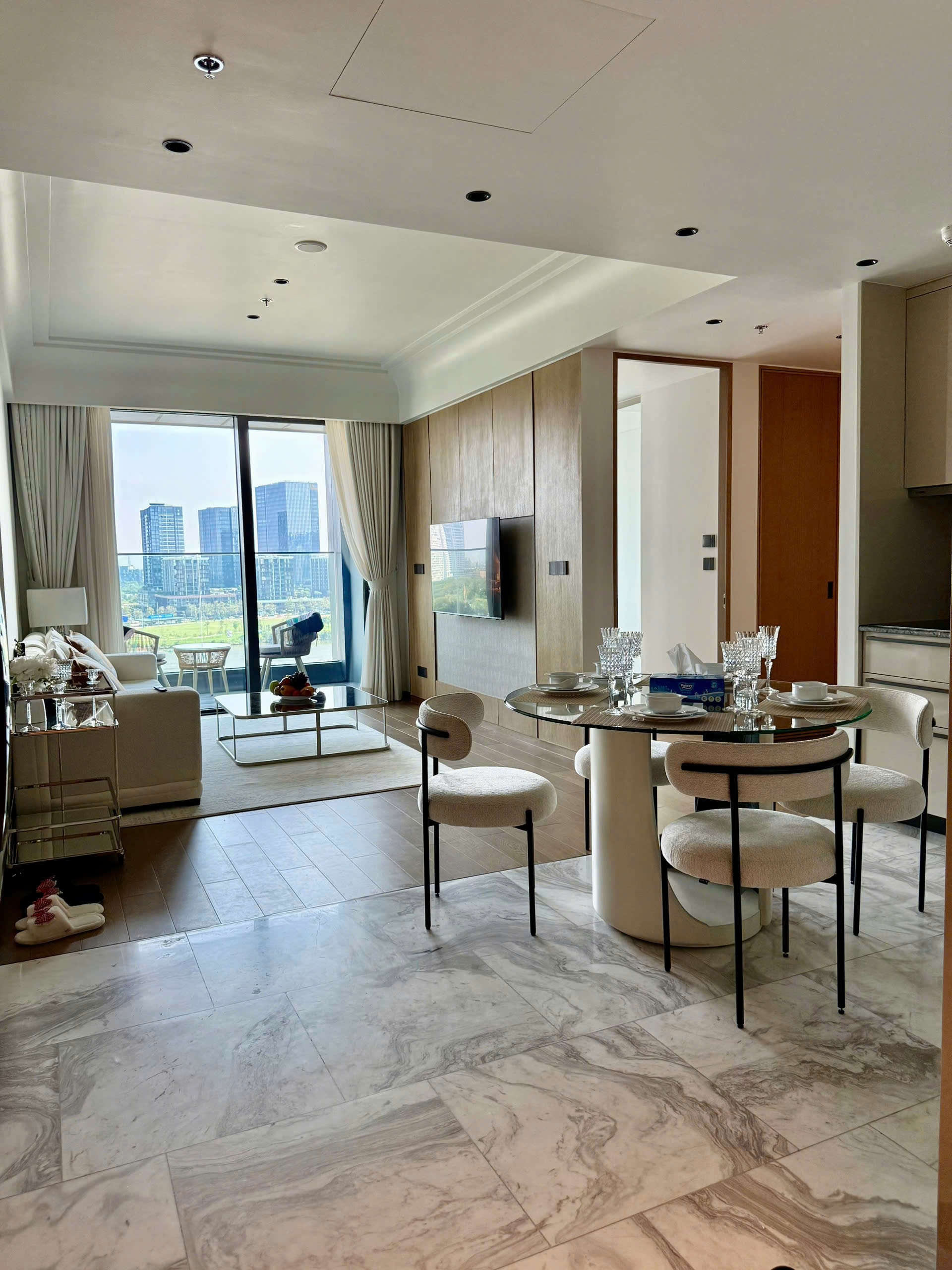 Bán căn góc 2PN Tòa Sea Grand Marina Saigon, Full nội thất cao cấp