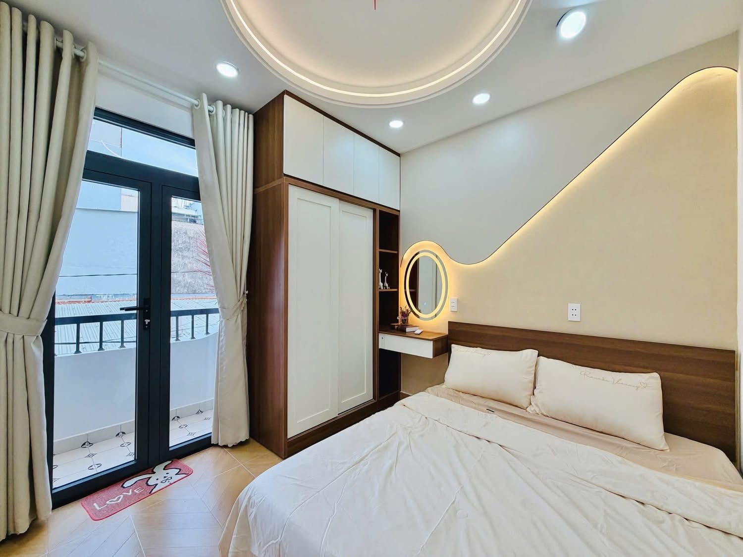 Nhà đẹp mới sơn sửa lại cho thuê, nhà 3tỷ500 đường Nơ Trang Long F7 Bình Thạnh 34m2 ,sổ hồng riêng
