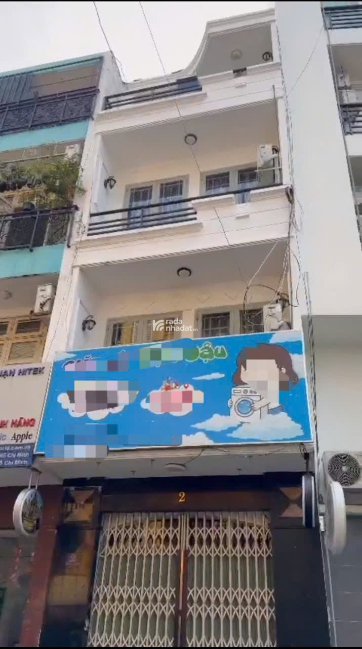 16.9 TỶ. NHÀ 4 TẦNG MẶT TIỀN  HOA SỨ P2, Q. PHÚ NHUẬN 3,5 x 15M