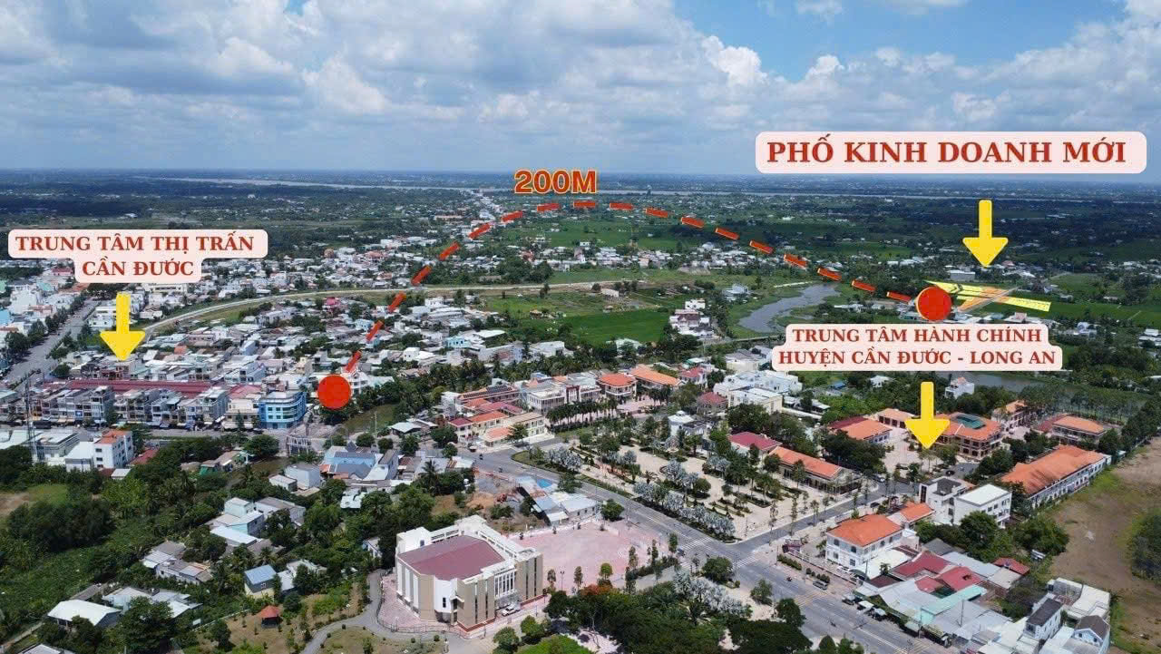Đất Chính Chủ sổ Hồng Riêng Chỉ 650tr-Sau lưng chợ Cần Đước