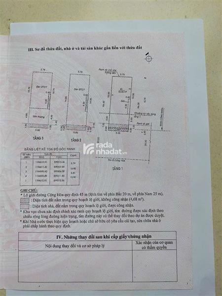 MẶT TIỀN KINH DOANH - 3 TẦNG - 88M2 - ĐƯỜNG 30M CỘNG HÒA - VÒNG XOAY LĂNG CHA CẢ - ĐANG CHO THUÊ