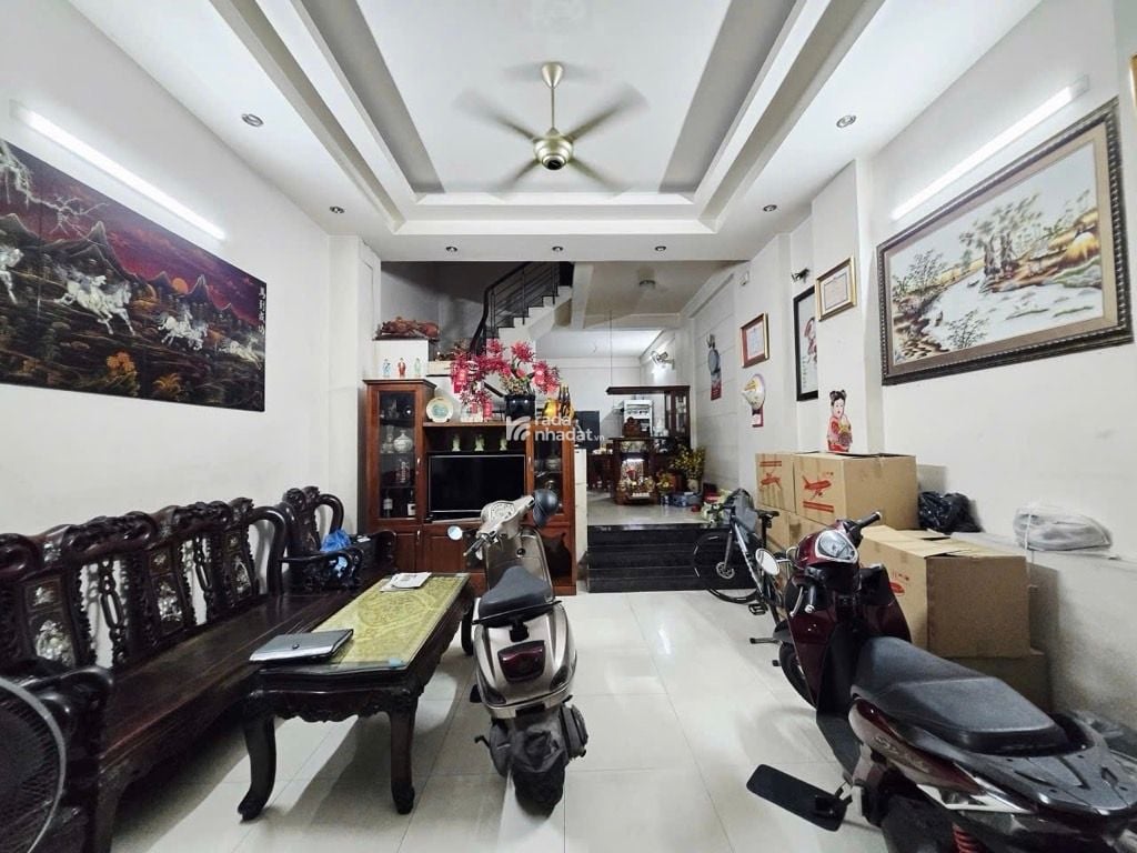 MẶT TIỀN 4 TẦNG - 84M2 (5*17) - VỪA Ở VỪA KINH DOANH - GIÁP TÂN BÌNH - XE TẢI THÔNG - GẦN GA T3