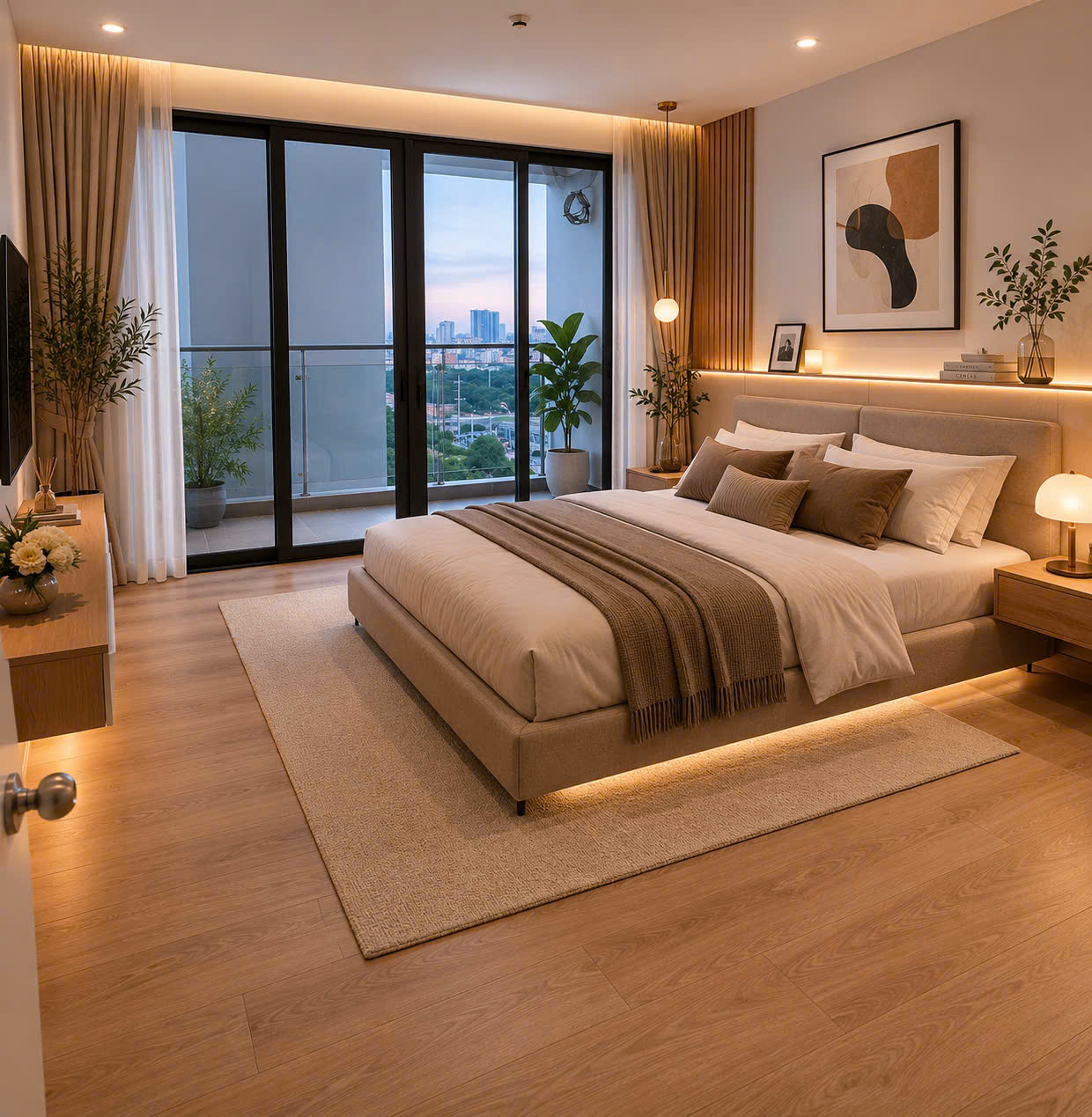 Căn hộ góc 3PN - 137m2 view hồ đẹp toàn cảnh Quận 1 và Landmark giá 8,3 tỷ
