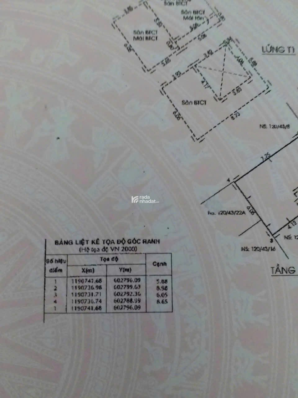 Bán nhà hẻm 120 Trần Hưng Đạo quận 1 - 52.8m2 - 10.5 tỷ
