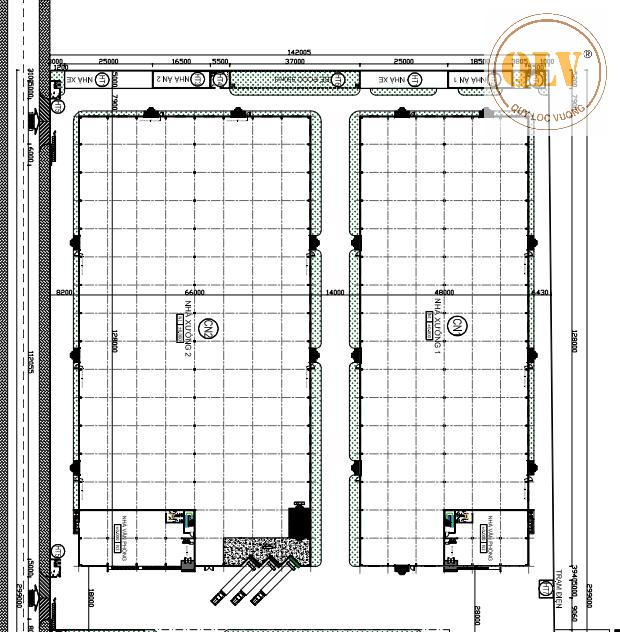 CHO THUÊ NHÀ XƯỞNG KCN ĐỒNG XOÀI, BP 27.281m2