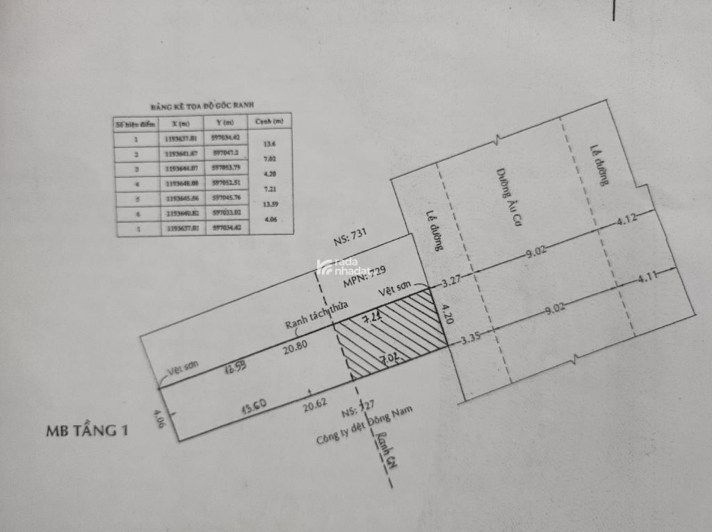 MẶT TIỀN KINH DOANH - ÂU CƠ - 82M2 (4.2x21) - ĐANG CHO THUÊ 18 TRIỆU/T - 13 TỶ 800