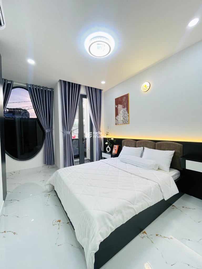 KO QH - HẺM 3M - GẦN MẶT TIỀN - GẦN CÔNG VIÊN LÀNG HOA  - KHU DÂN TRÍ - CN ĐỦ 43M2 - 3L ĐÚC BTCT 