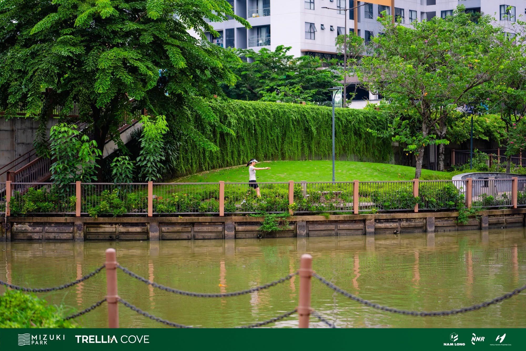 Căn Hộ Ven Sông Trellia Cove, Mizuki Park (26ha) Nguyễn Văn Linh, Bình Chánh, 2PN  75m2  5,2 tỷ