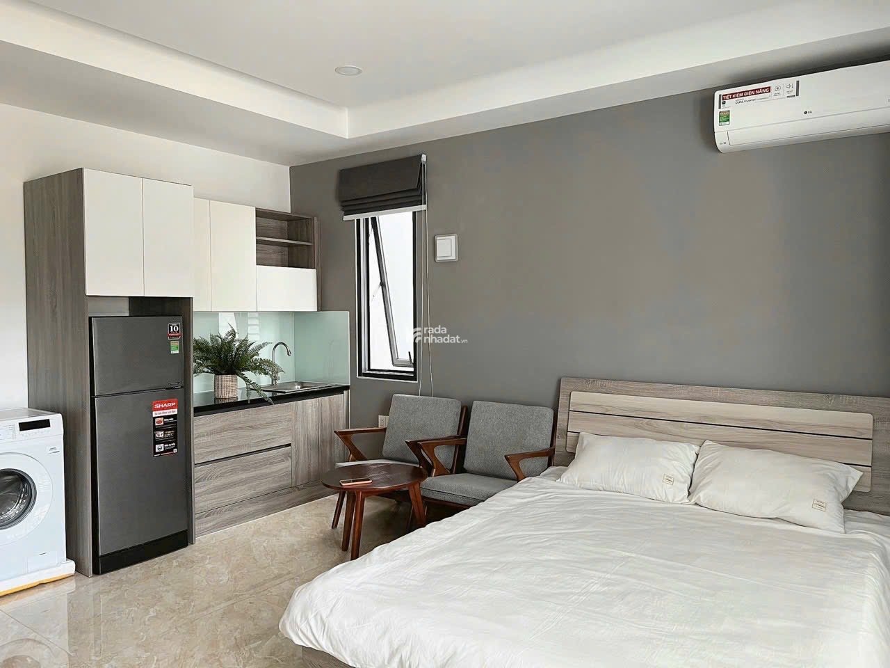 CHO THUÊ CĂN HỘ STUDIO CỬA SỔ LỚN MÁY GIẶT RIÊNG QUẬN 5