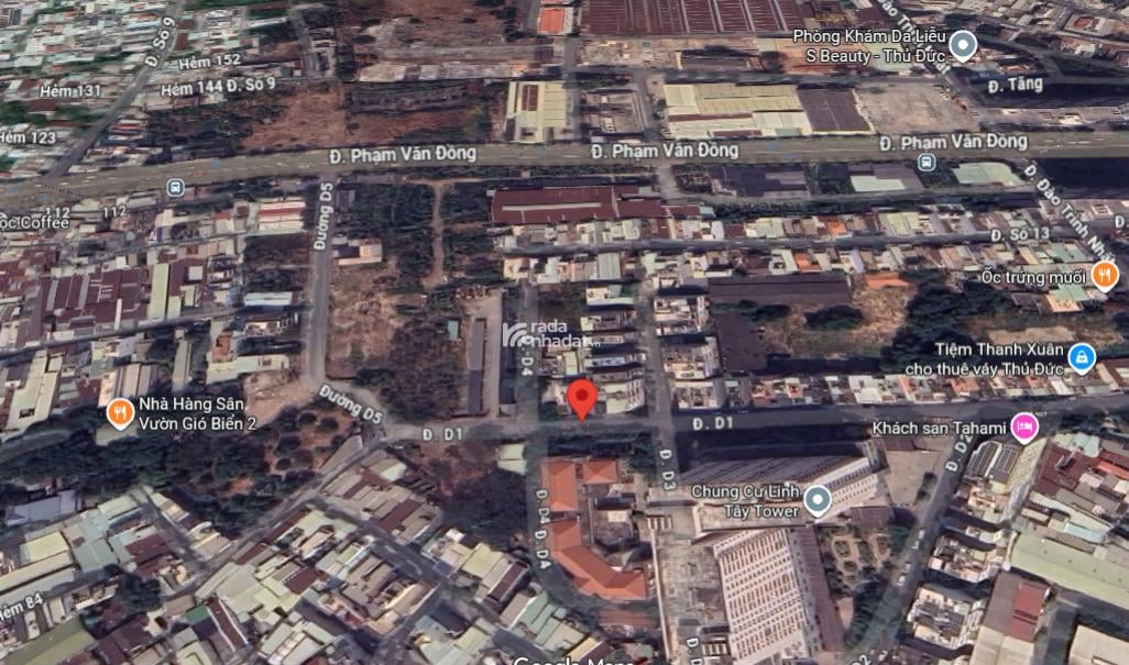 BÁN NHÀ PHỐ LINH TRUNG, THỦ ĐỨC 162M2 GIÁ CHỈ 12 TỶ