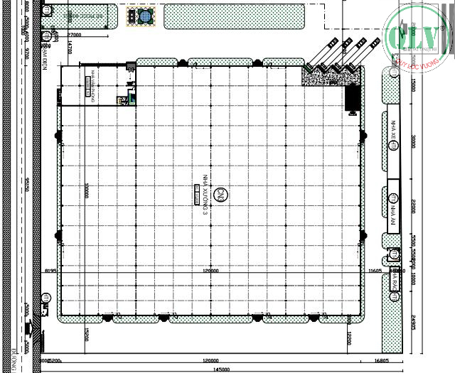 CHO THUÊ NHÀ XƯỞNG KCN ĐỒNG XOÀI, BÌNH PHƯỚC  27.281m2