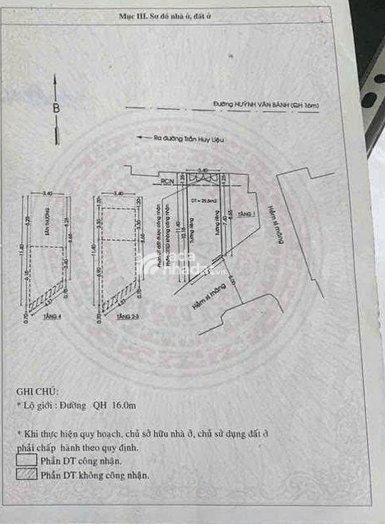 HOT: BÁN NHÀ 2 MT HUỲNH VĂN BÁNH,P12, QUẬN PHÚ NHUẬN.