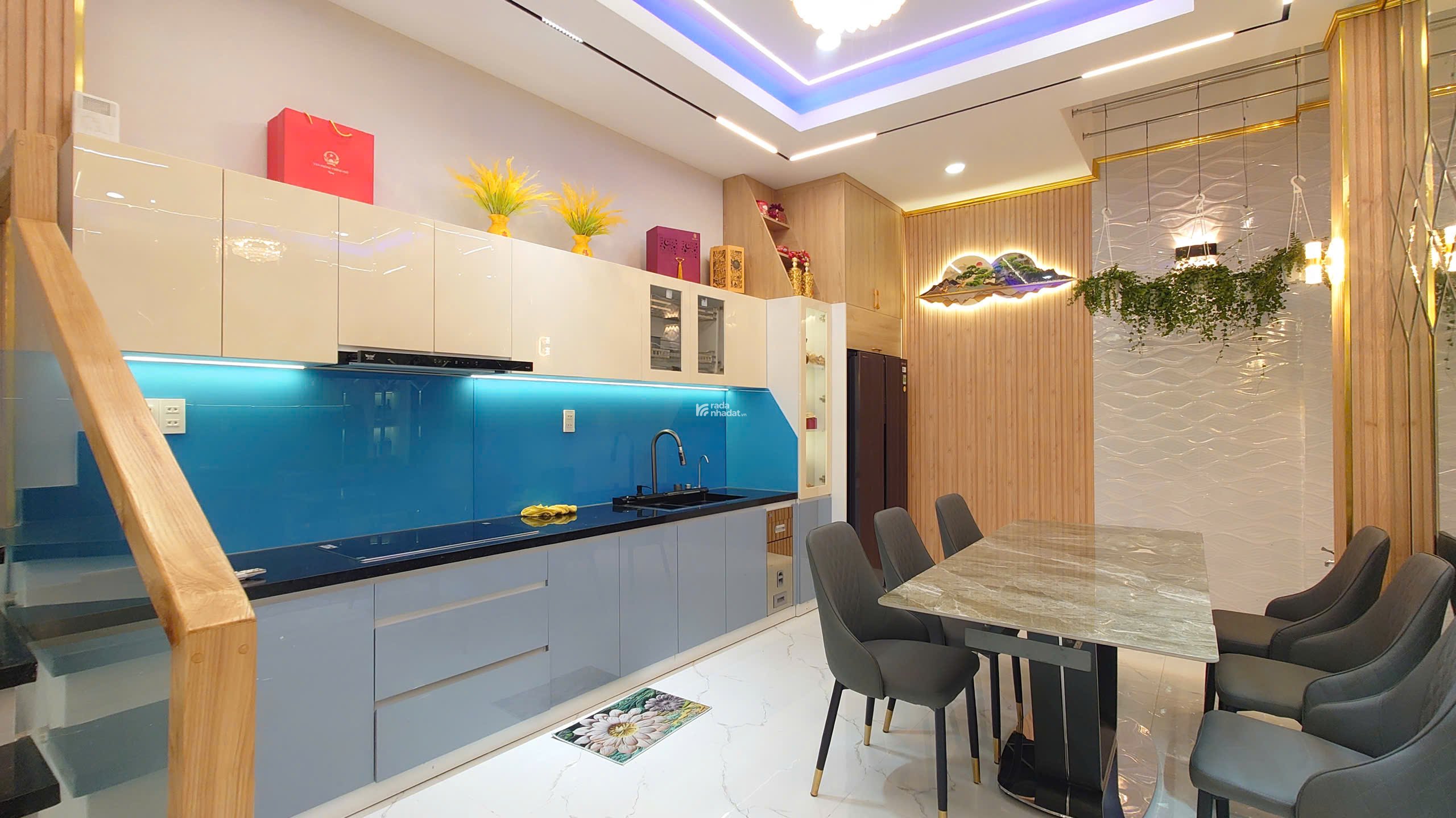 Nhà Thật - Nhà Đẹp Mới Xây 4 Tầng - Full Nội Thất - 4PN 5WC - 56m2 Cách Mặt Tiền Hoàng Văn Thụ 10M