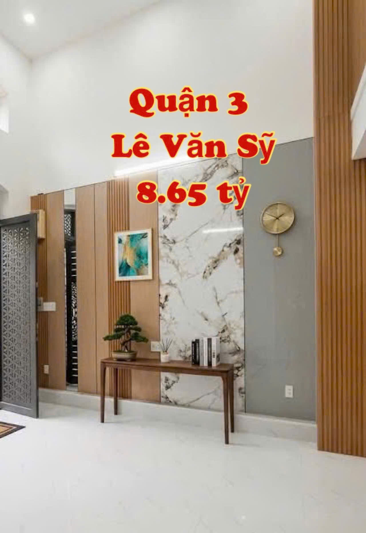 Bán nhà Lê Văn Sỹ, QUẬN 3, DT 48 m2 (4.4 x 11), giá 8.65 tỷ
