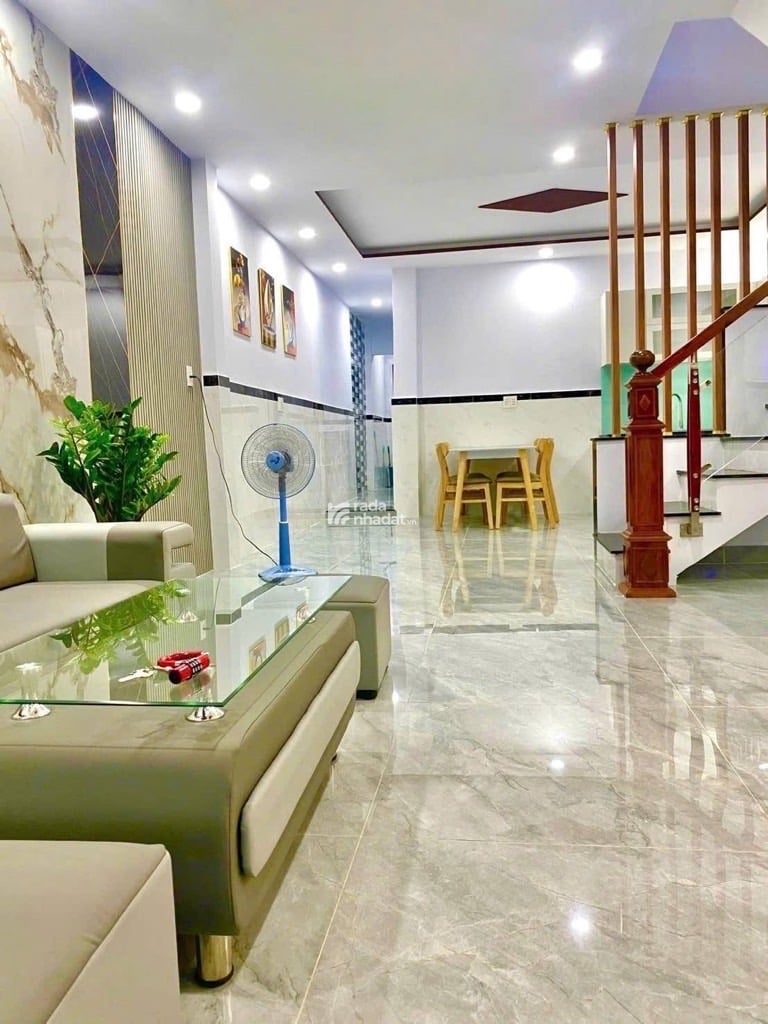  BÁN NHÀ MỚI 2 TẦNG ST - 100M2  - 7x TỶSAU LƯNG CHỢ TNP - TRUNG TÂM Q9