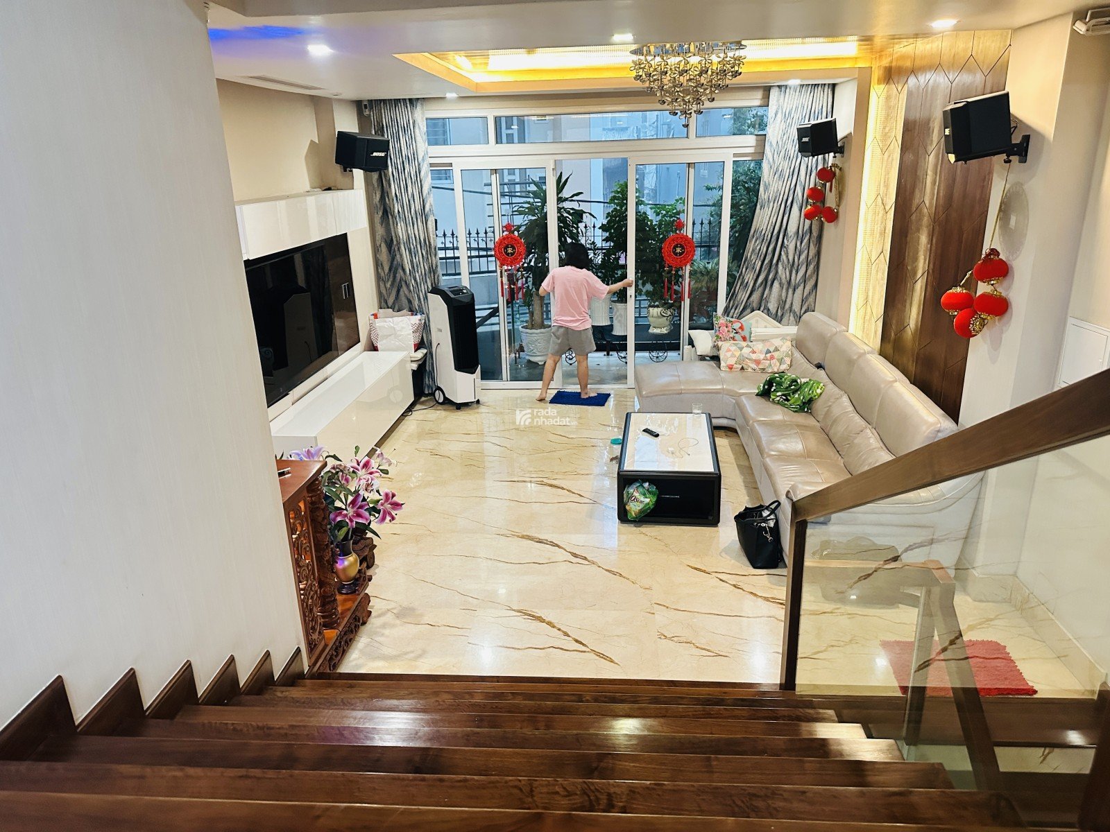 NHÀ ĐẸP 5 TẦNG THÍCH QUẢNG ĐỨC - NỘI THẤT CAO CẤP  GARA Ô TÔ - 87M2 (517) VUÔNG A4 - 22 TỶ