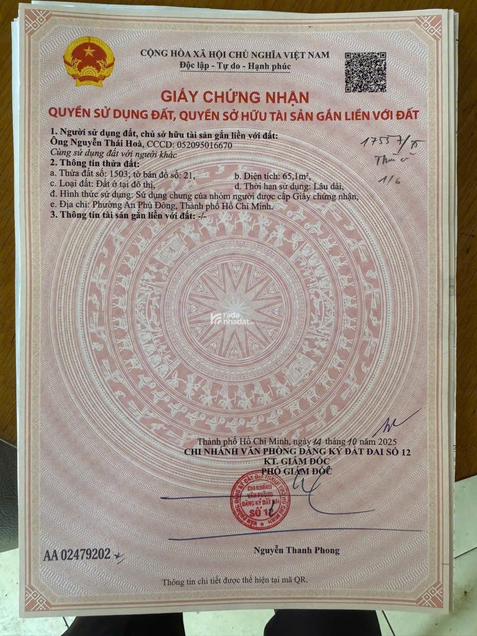 BÁN LÔ ĐẤT ĐẸP TL28 GIÁ CHỈ 3 TỶ 470 TRIỆU 65M2