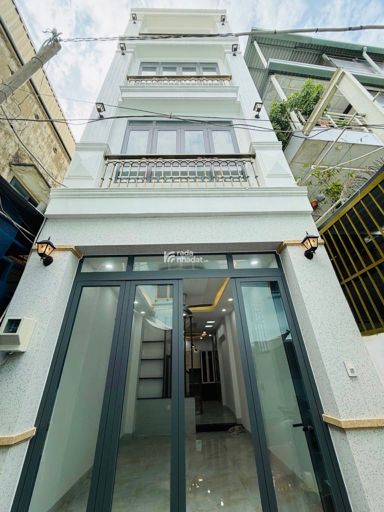MỘT ĐỜI CHỦ. NGUYỄN VĂN ĐẬU, BÌNH THẠNH, 4 TẦNG MỚI TINH. GIẢM 200TR CHỈ CÒN 8.35T TL 