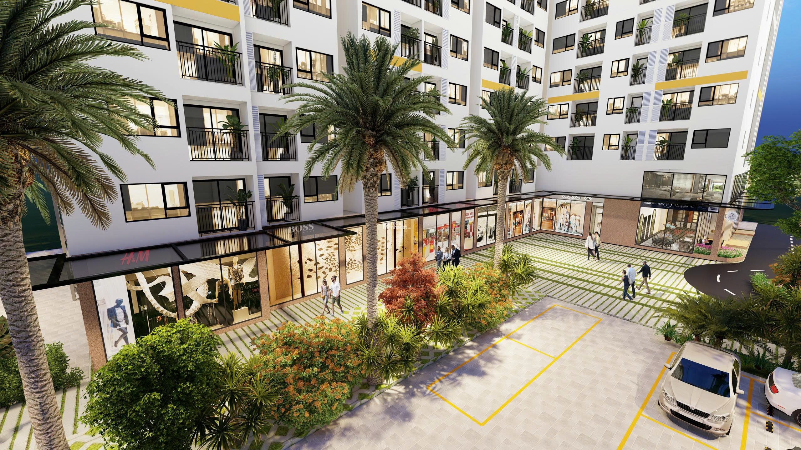 Căn hộ Destino 56m2 (2PN 2WC). Giá 1,42 tỷ/SHR ngay chợ Bình Chánh.