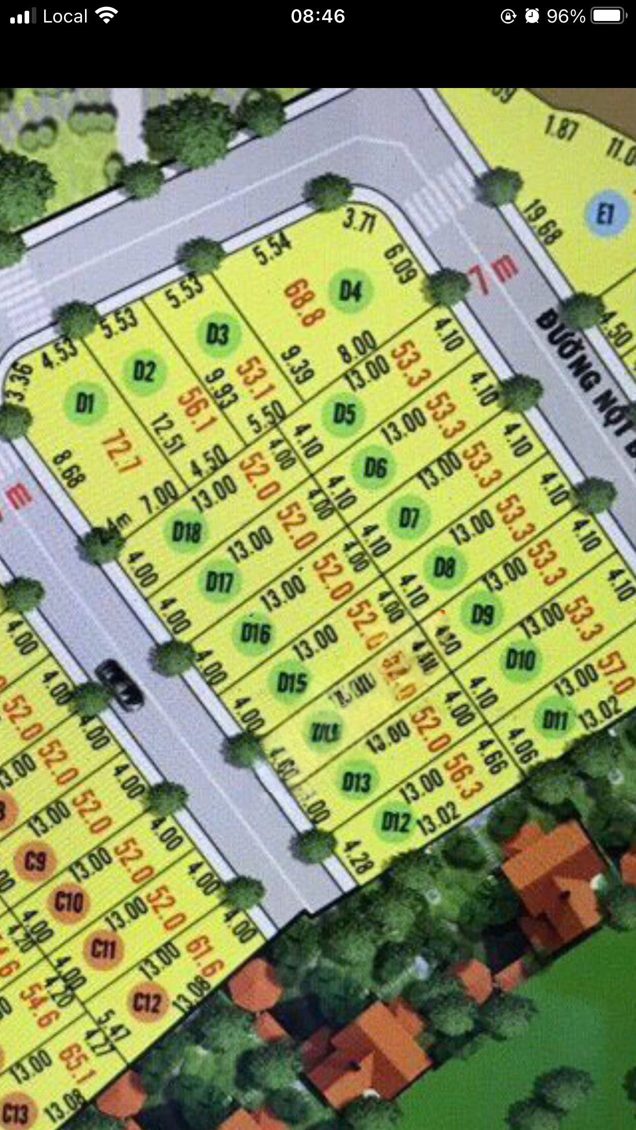 ĐẤT VUÔNG VỨC NGANG 4M, ĐƯỜNG Ô TÔ TRÁNH, KHU PHÂN LÔ, GẦN KĐT ĐÔNG TĂNG LONG - CHỈ 3.3TỶ