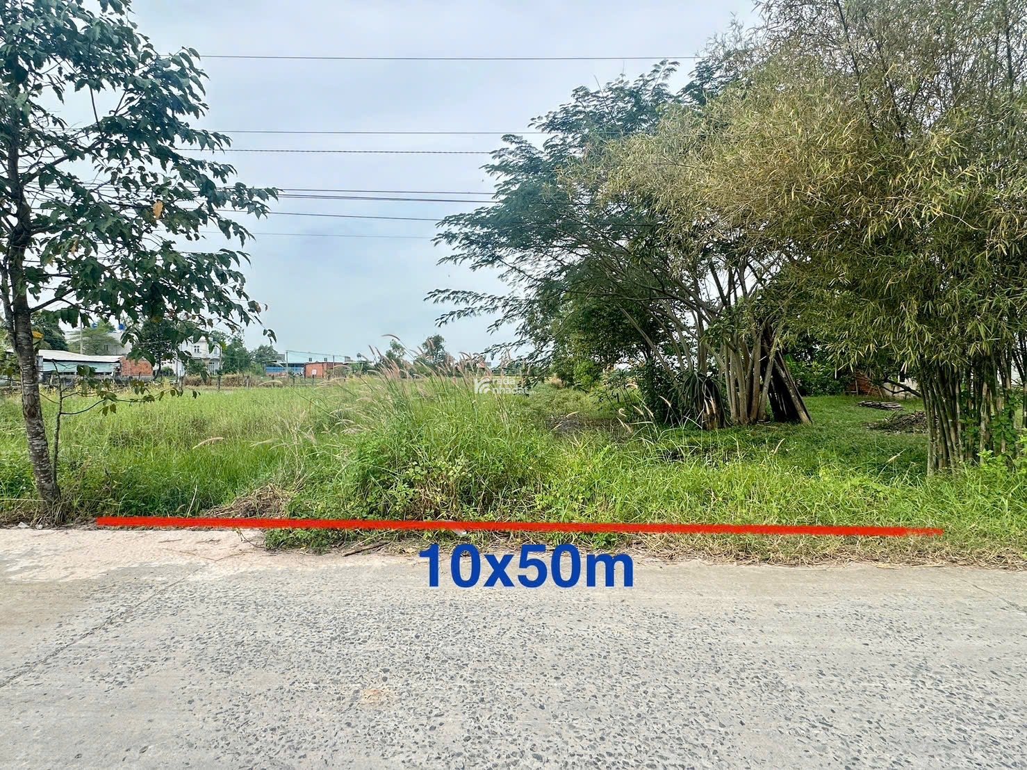 bán 500m2 đất đường bê tông hoàn thành xã mỹ hạnh xây nhà vườn cực đẹp