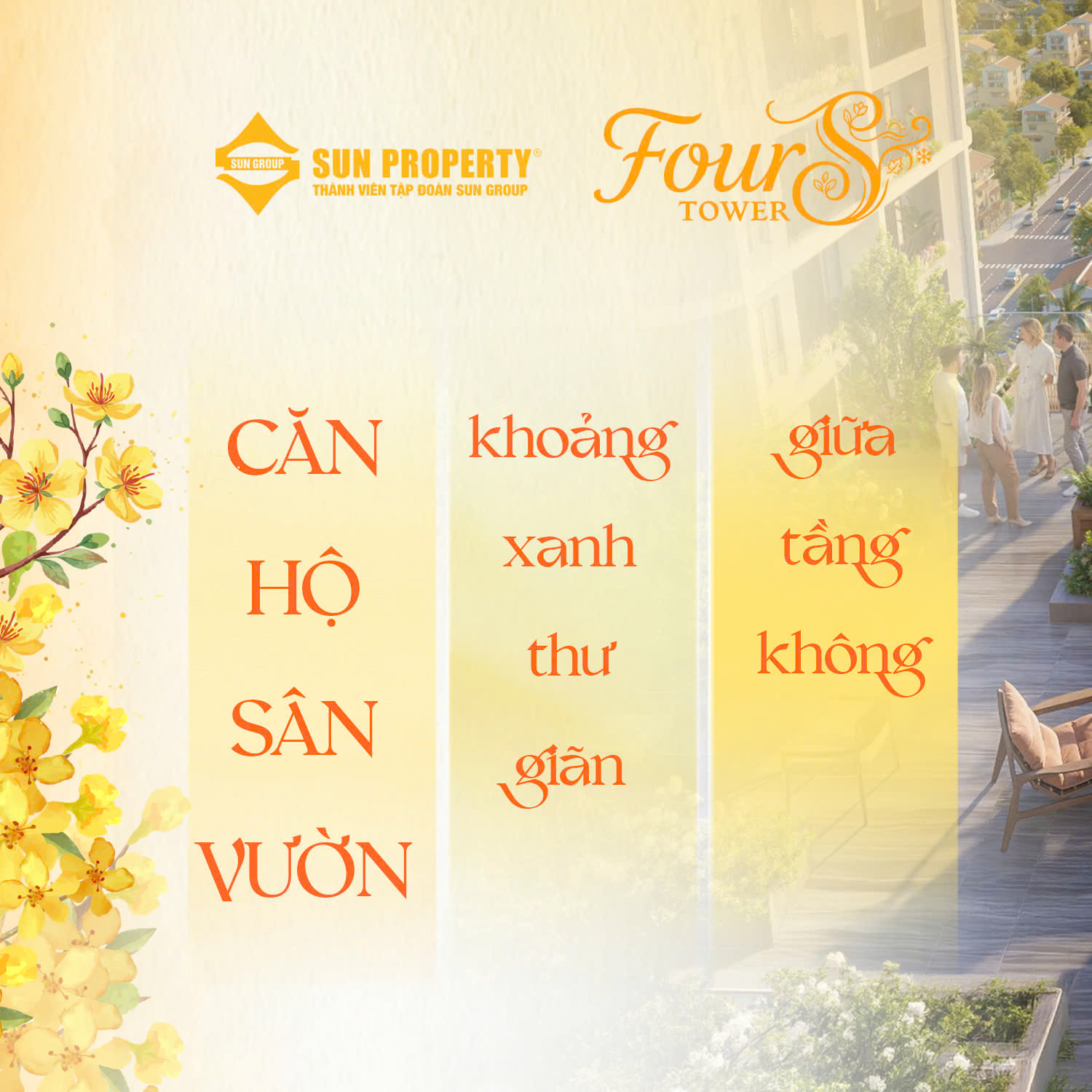 FourS Tower Đà Nẵng - Ra mắt tòa F2 view biển, view Ngũ Hành Sơn, vốn từ 500 triệu, sở hữu lâu dài