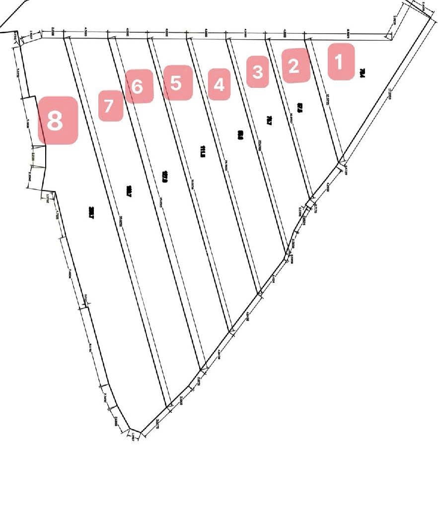BÁN 8 LÔ ĐẤT ĐƯỜNG HOÀ BÌNH,QUẬN 11 ( 96m2 - 4m x 22,5m) GIÁ 9,6 TỶ TL
