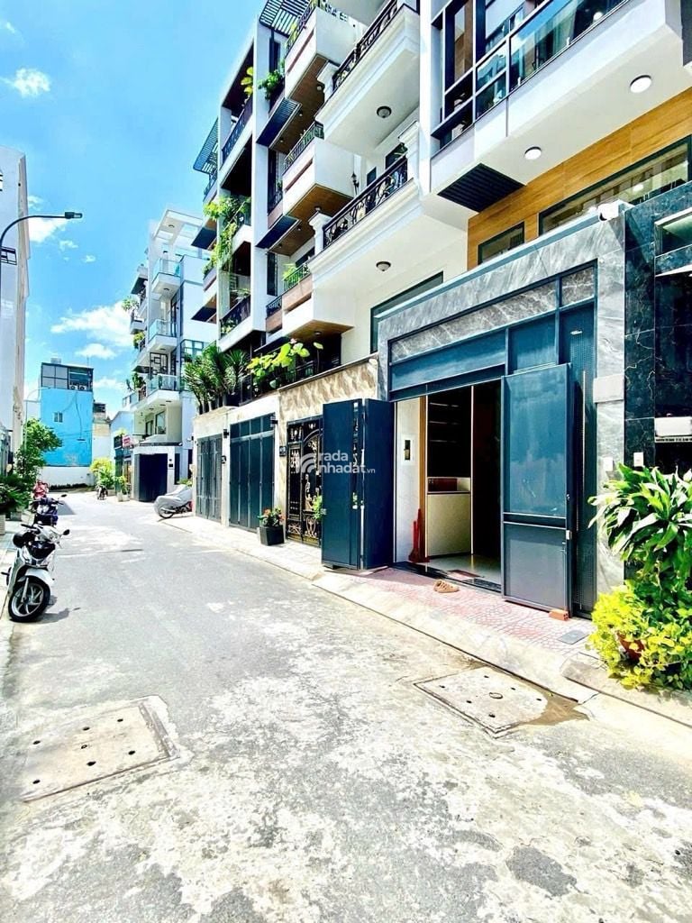 Bán nhà ôtô ngủ trong nhà - 77m2 - thang máy - 5 tầng, Nguyễn Tư Giản Gò Vấp, 13 tỷ bé