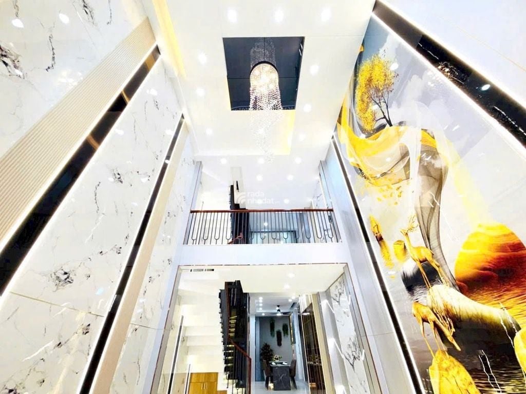 Bán nhà ôtô ngủ trong nhà - 77m2 - thang máy - 5 tầng, Nguyễn Tư Giản Gò Vấp, 13 tỷ bé