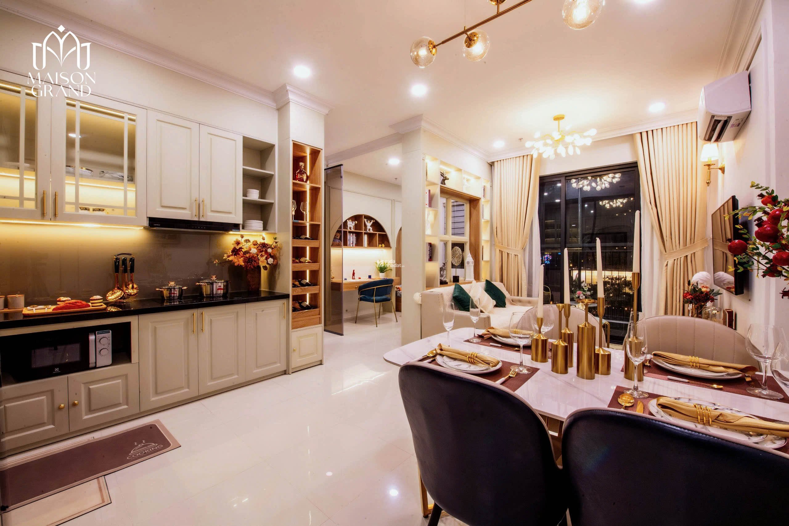  Siêu hót căn hộ tặng nội thất tại Maison Grand 