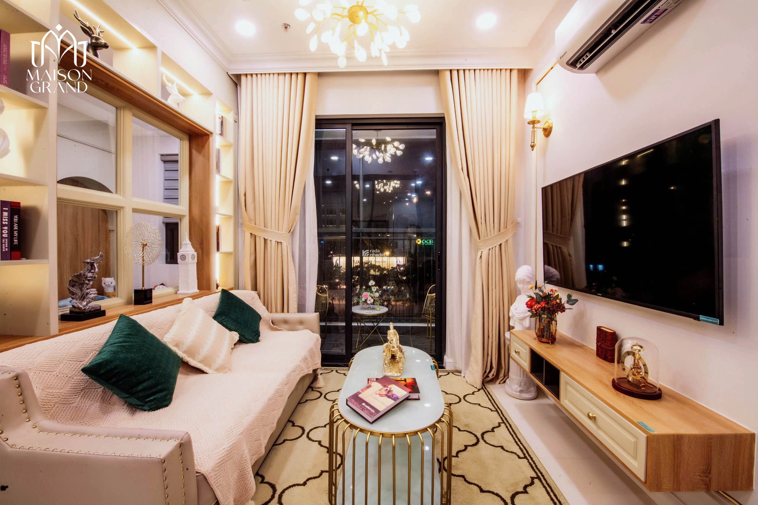  Siêu hót căn hộ tặng nội thất tại Maison Grand 