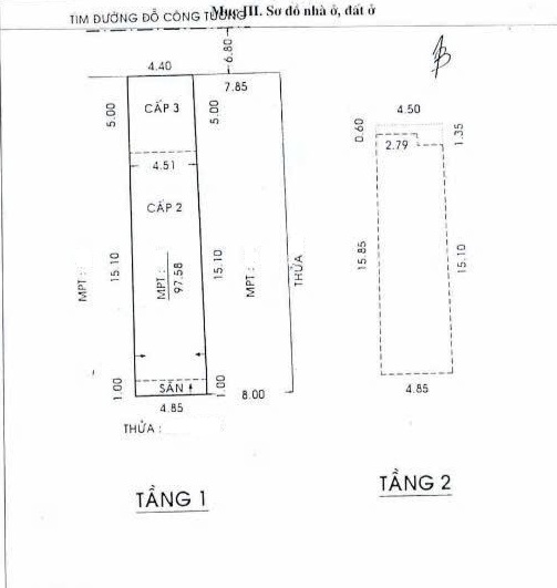 Mặt tiền Đỗ Công Tường, 98m2, 4.4x21, 3PN, Giá hấp dẫn chỉ 9.2 tỷ TL