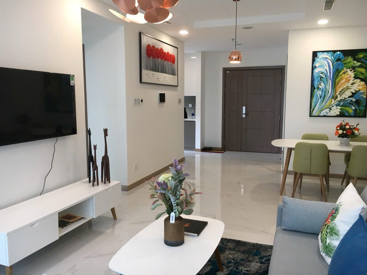 Bán căn hộ 3PN tại Vinhomes Landmark 81, Tầng cao, Full nội thất