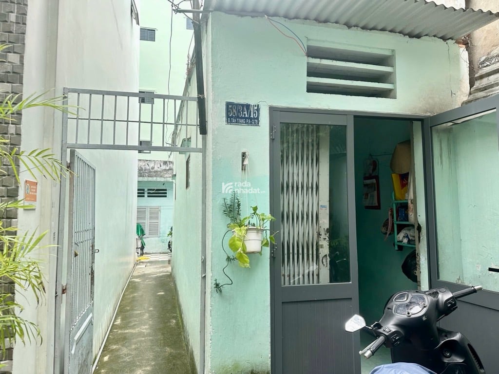 NGAY SÁT QUẬN 10, HXH TÂN TRANG, TÂN BÌNH, 102M2 TIỆN XÂY. GIẢM 350TR CHỈ CÒN 12.5T TL 