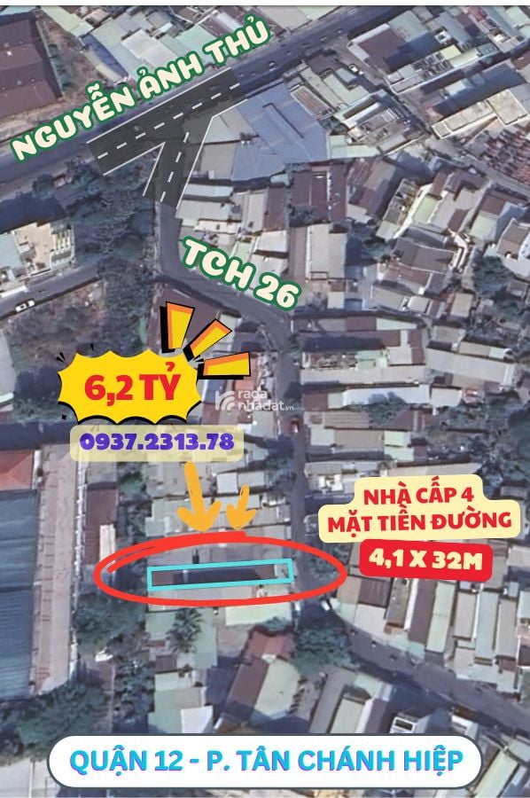 NHÀ MẶT TIỀN ĐƯỜNG 8M - CHỈ 6,2 TỶ- 131m2 FULL THỔ CƯ