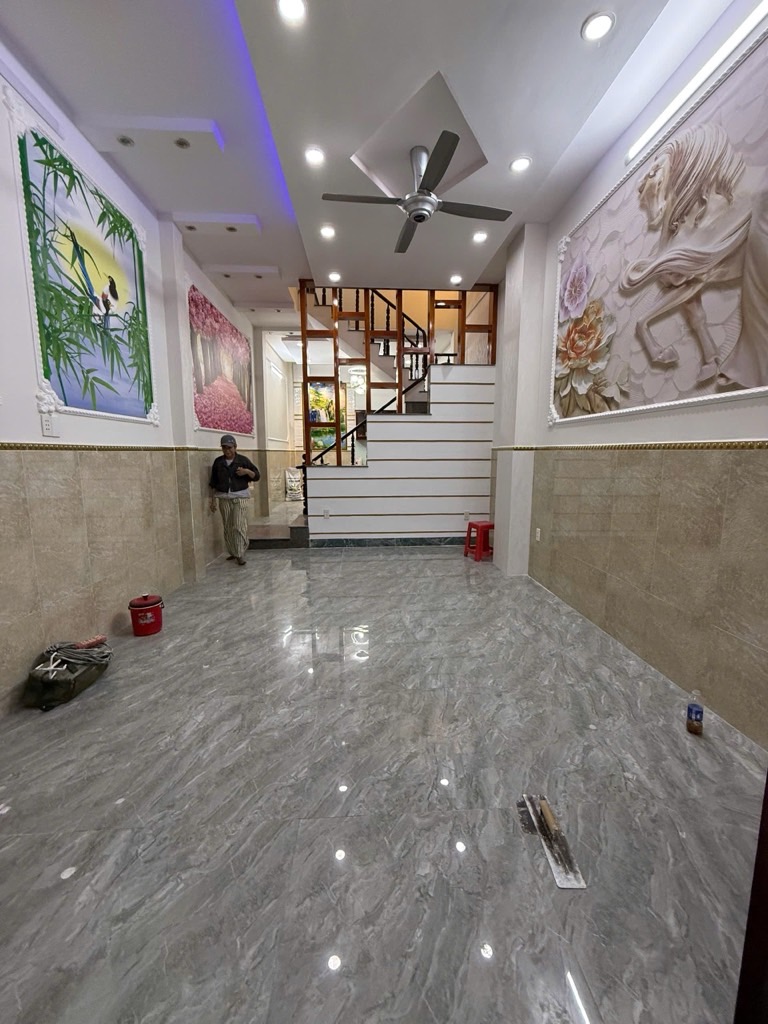  VỊ TRÍ ĐẸP - HẺM XE HƠI 5M VI VU - NHÀ 4 TẦNG KIÊN CỐ MỚI ĐẸP - 52M2 - NGAY MIẾU GÒ XOÀ