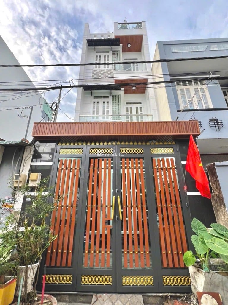 4 TẦNG XE HƠI VÔ NHÀ LÊ ĐÌNH CẨN TÂN TẠO BÌNH TÂN DT:4*17M- 5 TỶ 6