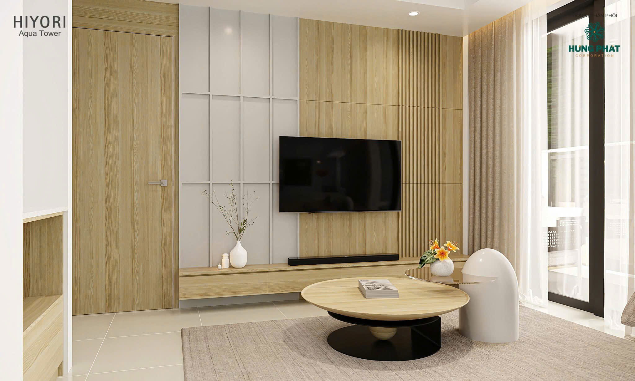 2PN HIYORI Aqua Tower - View biển Sơn Trà, bàn giao tiêu chuẩn Nhật, cách biển 300m