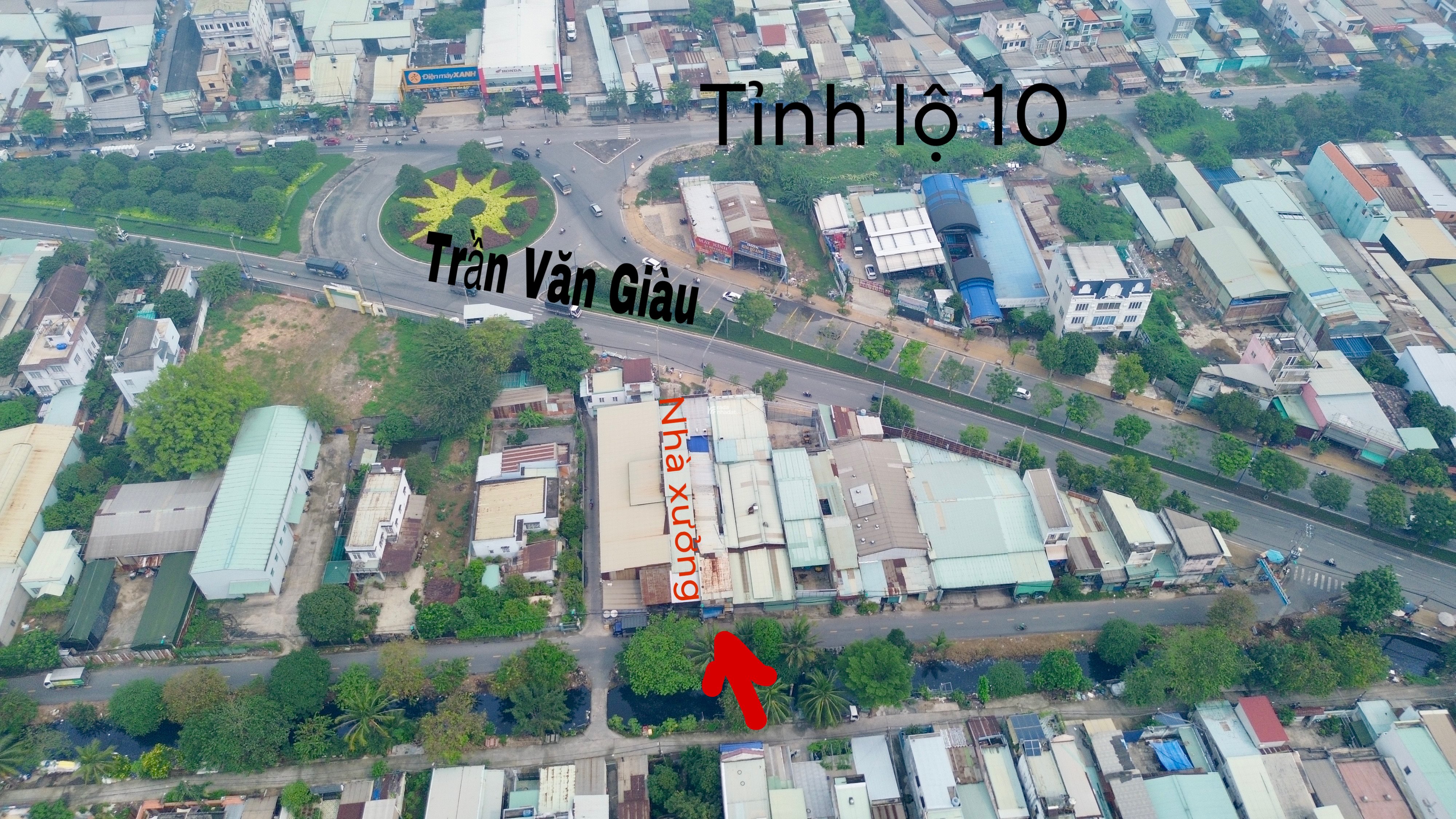 200m2 nhà xưởng 2 mặt tiền Trần Văn Giàu - Lô 2