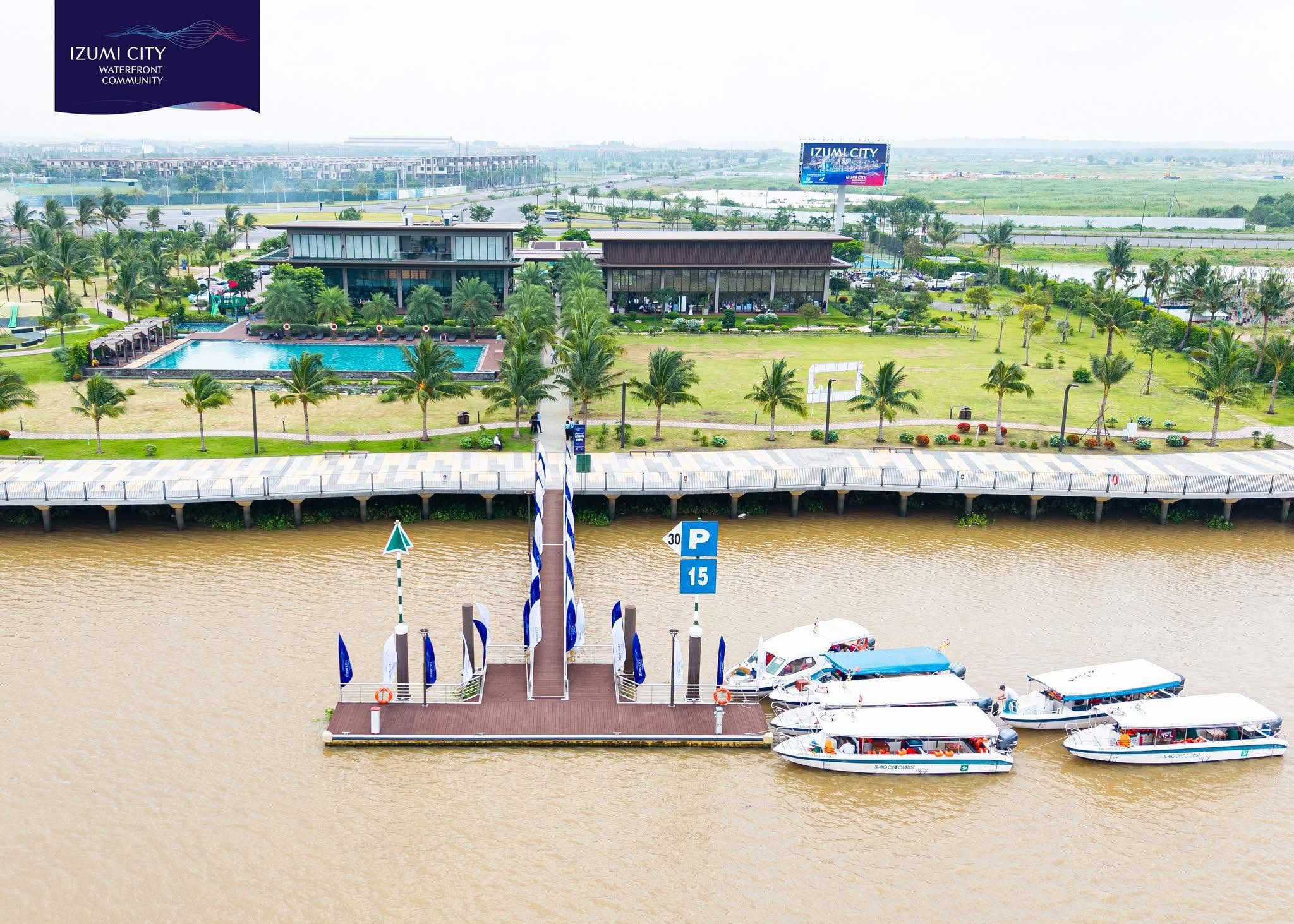 Nhà Phố Vườn Izumi City (170ha), Nguyễn Hữu Cảnh, ven sông Đồng Nai, 156m2 3 lầu giá 7.9 tỷ