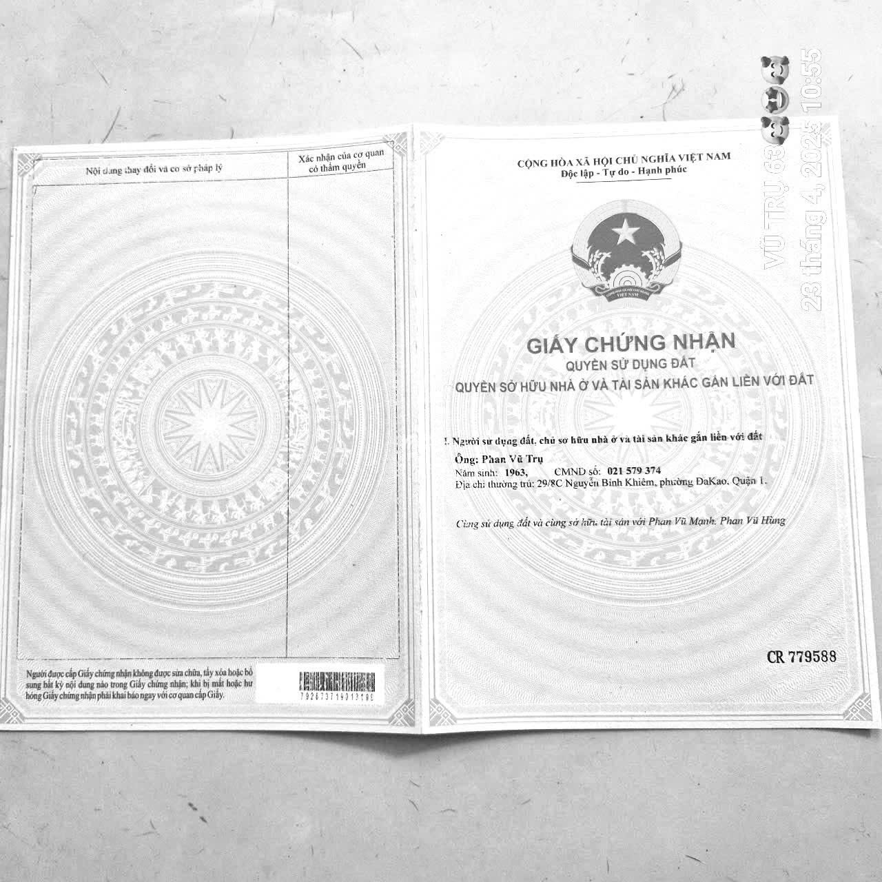  Bán nhà khu Vip Quận 1 - Tp HCM