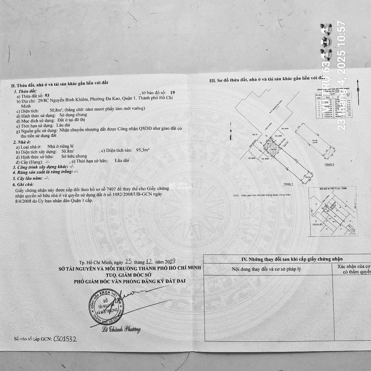  Bán nhà khu Vip Quận 1 - Tp HCM