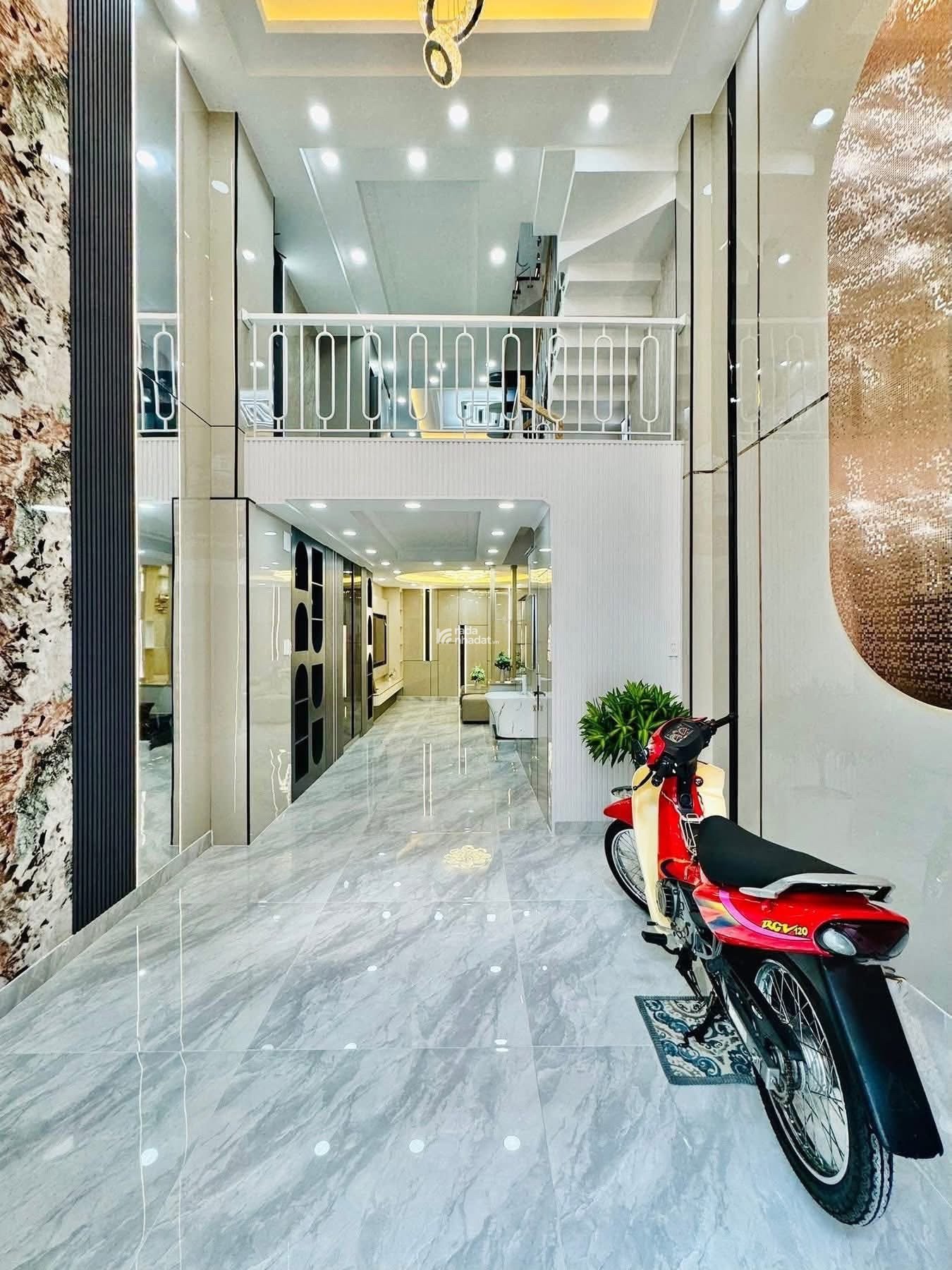 NHÀ ĐẸP 4 TẦNG – HẺM XE HƠI 5M – BÙI QUANG LÀ, P.AN HỘI TÂY, GÒ VẤP – CHỈ 6.9 TỶ TL