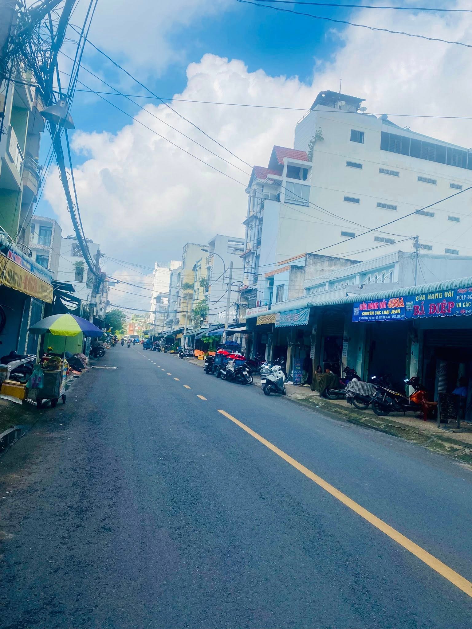 MẶT TIỀN KINH DOANH NGAY CHỢ VẢI PHÚ THỌ HOÀ 76M (4.2X18) 3 TẦNG 3PN NHỈNH 15