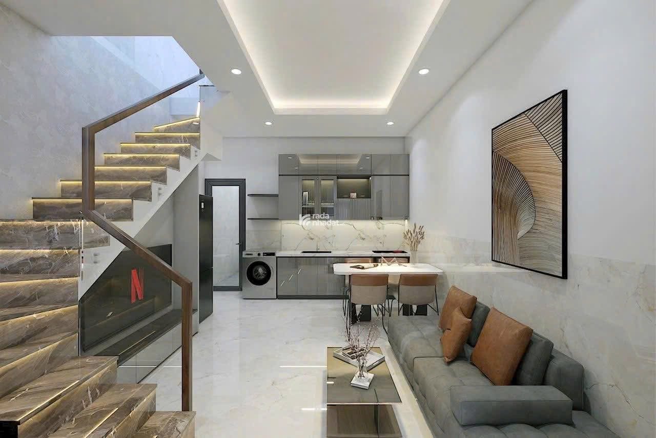 BÁN NHÀ PHỐ ĐẸP 3 TẦNG TRUNG TÂM PHƯỜNG 4, TP. TÂN AN, LONG AN 80M2 CHỈ 2TỶ3 SHR