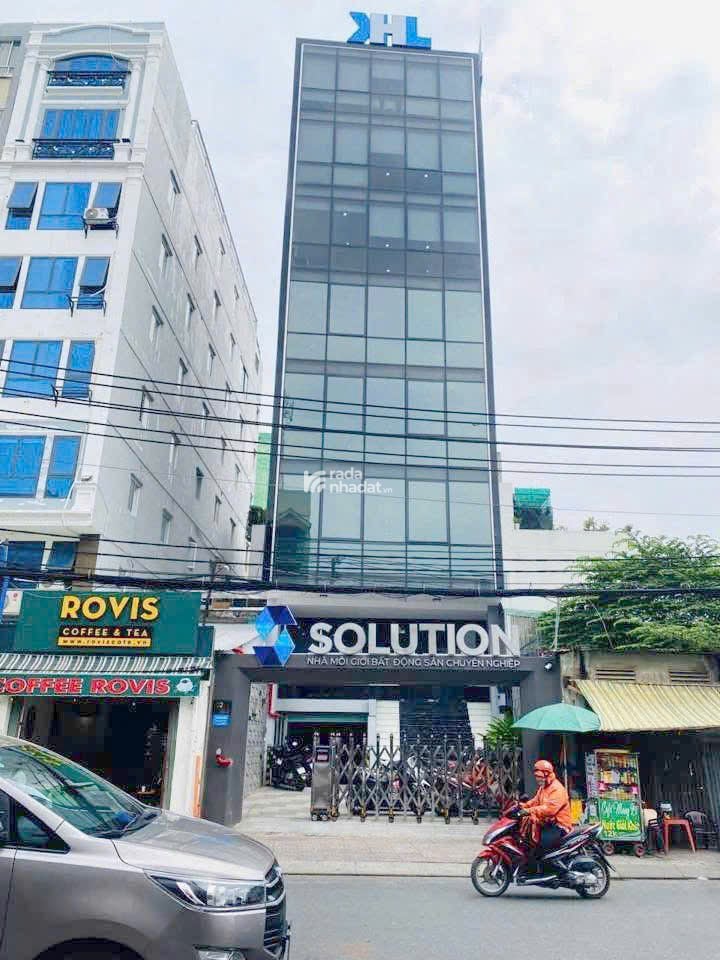 TN 2 tỷ/năm 65 tỷ! Bán tòa nhà MT Đ. Nguyễn Xí Q. BT  7.2x20m - 9 Tầng.