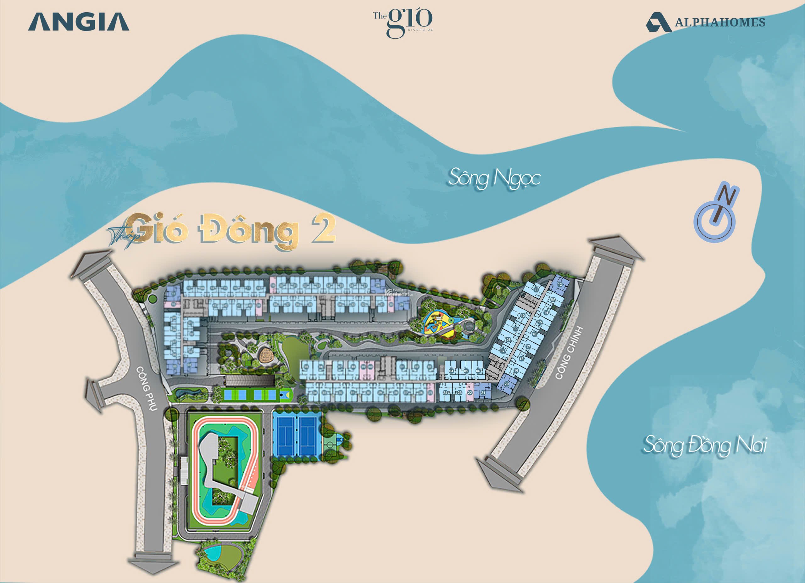 The Gió Riverside Căn hộ cao cấp, gần Metro số 1, kết nối sân bay Long Thành