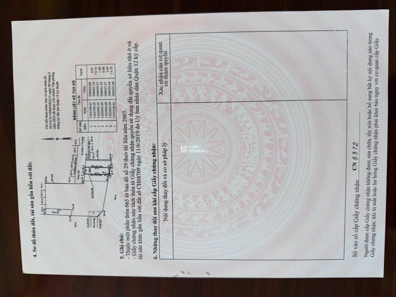 ĐẤT THỔ CƯ TA20, THỚI AN, Q12 4X15M ĐƯỜNG OTO, HỆ SỐ 3.5 4.X TỶ